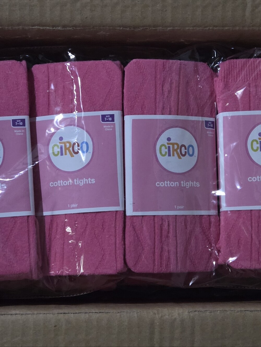 Circo Pink Cotton Tights - Bundle Pack of Girls' Leggings